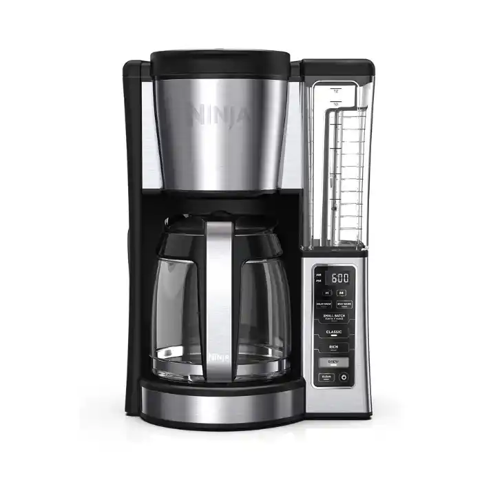 Ninja 12-Cup Programmable Coffee Brewer, 2 Brew Styles, Adjustable Warm Plate, 60oz Water Reservoir, Delay Brew - Black_Stainless Steel