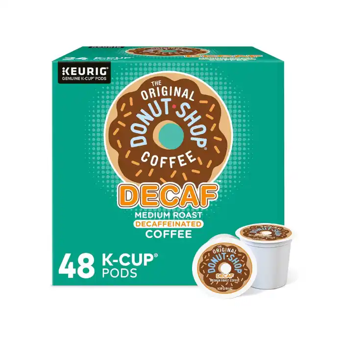 The Original Donut Shop Decaf Keurig Single-Serve K-Cup Pods, Medium Roast Coffee, 48 Count